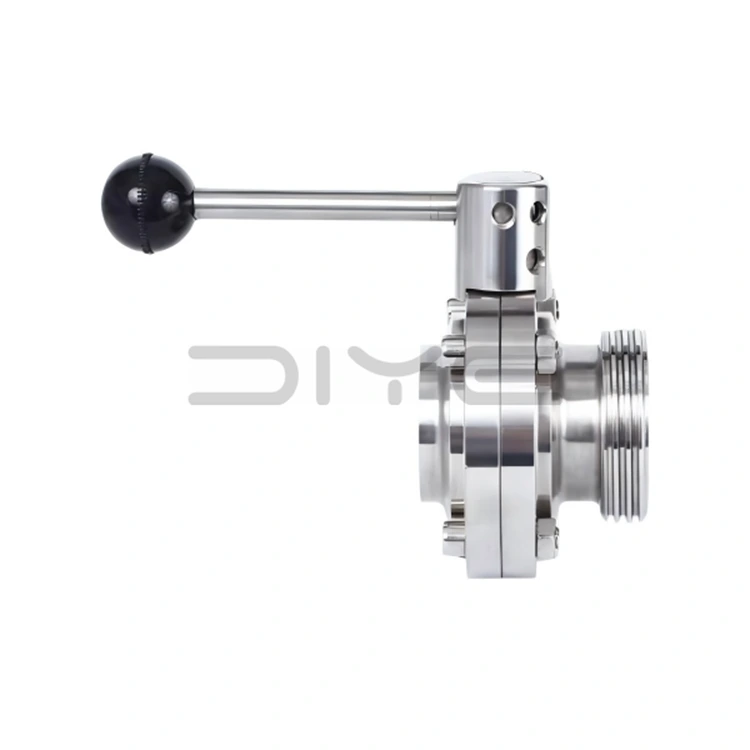 Sanitaartehniline keeviskeermega liblikklapp